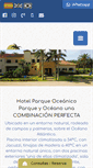 Mobile Screenshot of hotelparqueoceanico.com.uy